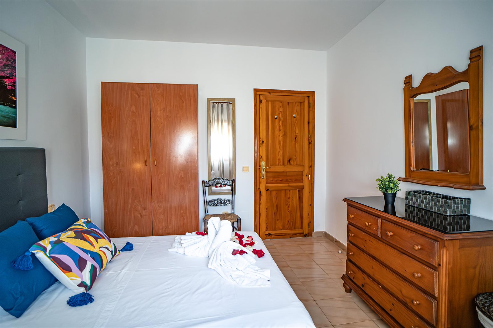 Dormitorio doble con armario
